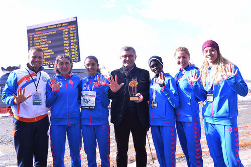 skdar Belediyesi Atletizm takm 5.'inci kez Avrupa ampiyonu