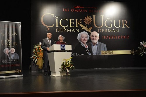 skdar Belediyesi Kltr ve Sosyal ler Mdrl tarafndan gerekletirilen etkinlikte, dostlar ve rencileri iki gzel insan Prof. Dr. iek Derman ve Prof. Dr. Uur Derman' anlatt.