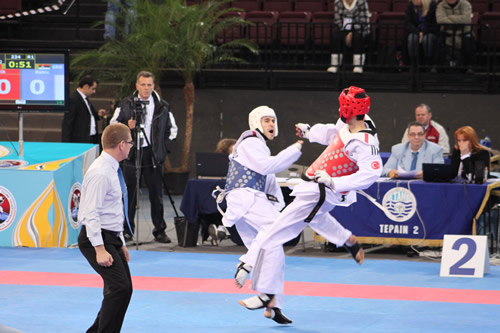 skdar Belediyesi, Taekwondo'da Avrupa ampiyonu