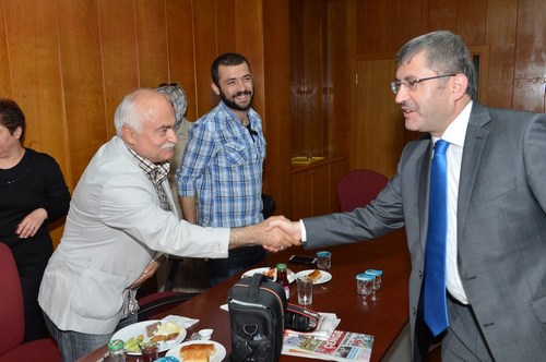 Hilmi Trkmen, skdar Yerel Basn temsilcilerini misafir etti