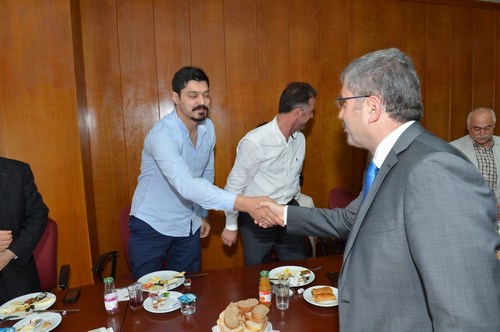 Hilmi Trkmen, skdar Yerel Basn temsilcilerini misafir etti