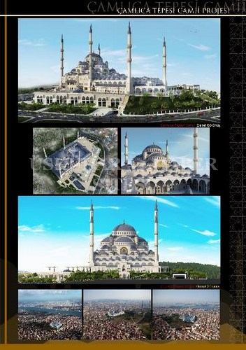 amlca Camii'nin temeli sade bir trenle atld