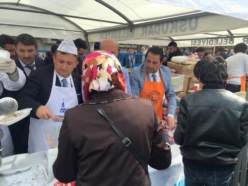 skdarllar'dan pilav festivaline youn ilgi