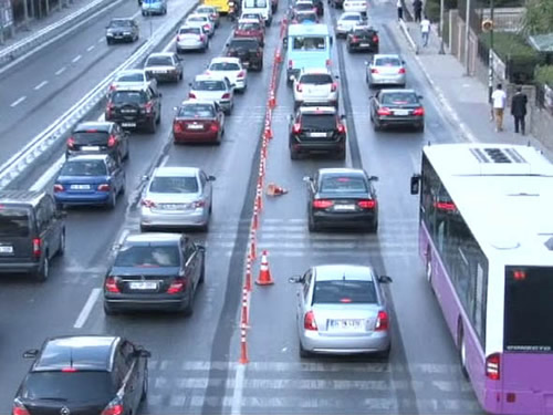 skdar Kskl'daki sabah trafii isyan ettirdi