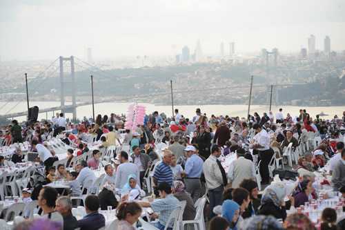 Kirazltepe Mahallesi sokak iftar