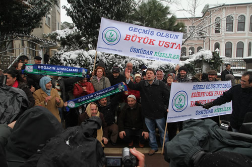 skdar Rizeliler Dernei'nden Babakan Erdoan'a gemi olsun ziyareti