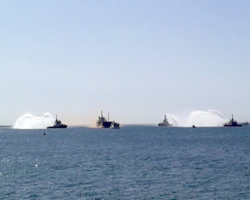 skdar Salacak anda boaz'da olas bir felaketi nlemek iin yaplan tatbikat nefes kesti.