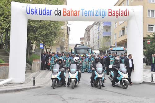 skdar'da 5. Bahar Temizlii Kampanyas Balatld