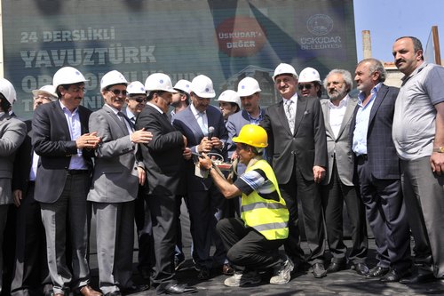 24 Derslikli Yavuztrk lkretim Okulu'nun Temeli Atld