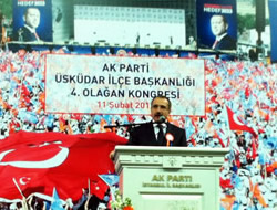 AK Parti skdar le Bakanl 4. Olaan Kongresi Milli Eitim Bakan Prof. Dr. mer Diner'in konumas
