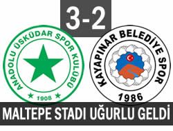 Maltepe stadı Üsküdar'a uğurlu geldi