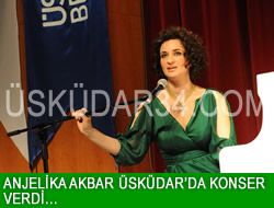 Anjelika Akbar skdar'da konser verdi...