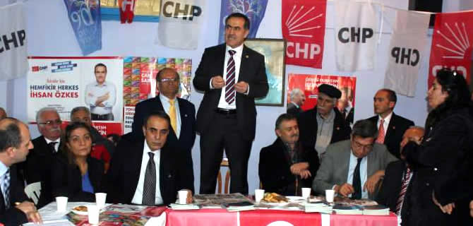 CHP Aday hsan zkes, SKM allarna devam ediyor