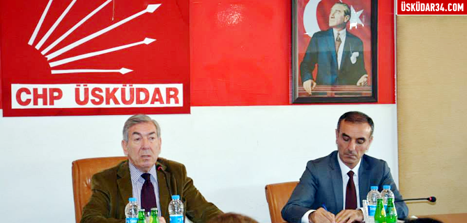 CHP Milletvekili Osman Korutrk skdar'da konferans dzenledi