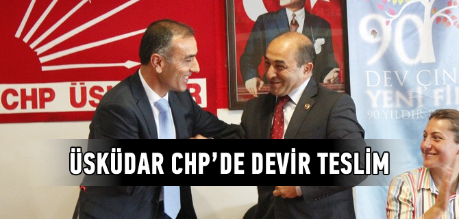 CHP skdar'da Devir Teslim Treni Yapld