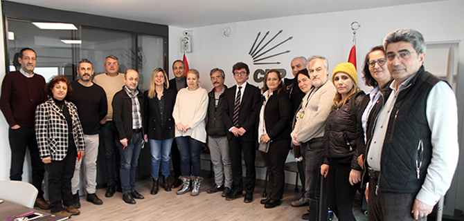 CHP Üsküdar İlçe Yönetimi Yerel Basınla buluştu