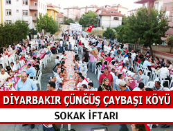Diyarbakır Çüngüş Çaybaşı Köyü Derneği'nden Dev İftar