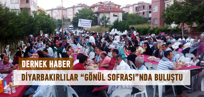 Diyarbakrllar Ramazan Aynn Bereketini ''Gnl Sofras''nda paylat