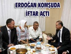 Erdoan skdar'da  iftar yapt.