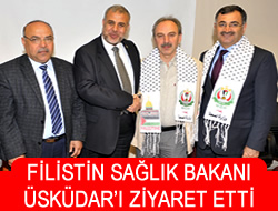 Filistin Salk Bakan skdar' Ziyaret Etti