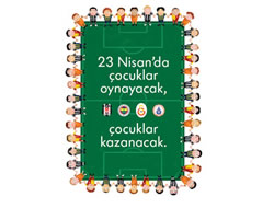 Futbolun Minikleri 23 Nisan'da Sahada