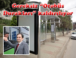 Gereksiz otobs duraklar kaldrlyor!