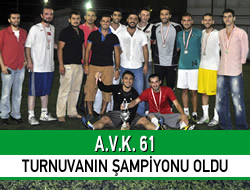 Hal Saha Futbol Turnuvasnn ampiyonu - A.V.K. 61