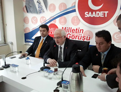 Saadet Partisi Halkla Kucaklat