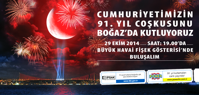 stanbul Cumhuriyet Bayram kutlamalarna hazr