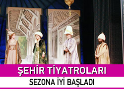 ehir Tiyatrolar 2013-2014 sezonuna seyirci rekoru ile balad