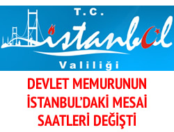 stanbul'da Mesai Saatleri Deiti