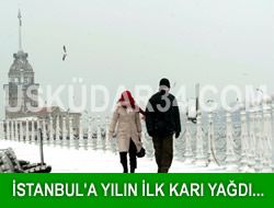 stanbul'a yln ilk kar yad.