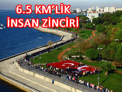 Kadky'de 6.5 Km'lik nsan Zinciri