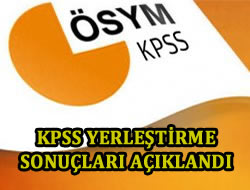 KPSS yerletirme sonular akland