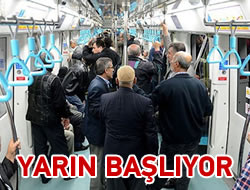 Marmaray'da cretli gei yarn balyor