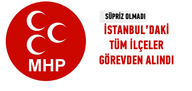 MHP İstanbul teşkilatı görevden alındı