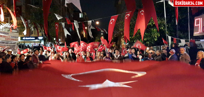 MHP Üsküdar Zafer Yürüyüşü düzenledi