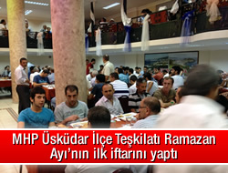 Ramazan Ay'nn ilk iftarn Kplce'de yaptlar