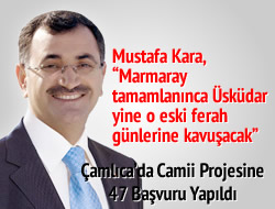Çamlıca'da Camii Projesine 47 Başvuru