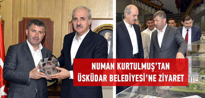 Numan Kurtulmu, skdar Belediyesi'ni ziyaret etti