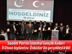 Saadet Partisi Genlii skdar'da Bulutu