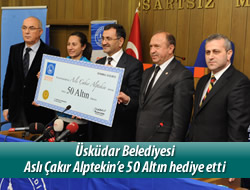 Asl akr Alptekin, Bakan ziyaret etti