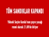 Tm Trkiye'de sandklar kapand