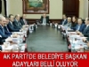 AK Parti belediye bakan adaylarn aklyor