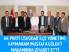 AK Parti, Kaymakam Mustafa Gler'i ziyaret etti