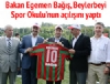 Beylerbeyi Spor Okulunun aln Bakan yapt