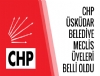 CHP Üsküdar Belediye Meclis Üyesi Adayları