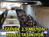 stanbul'da gnde 2.5 milyon yolcu tanyor