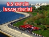 Kadky'de 6.5 Km'lik nsan Zinciri