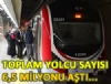 Marmaray'da tanan yolcu says 6,5 milyonu at